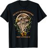 Pilze Jagen Keine Tiere Sammeln Grafik T-Shirt Lässiges Baumwoll Kurzarm T-Shirt