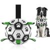 Juguete interactivo de fútbol para perros Balón de fútbol inflado Juguete de entrenamiento para perros Exterior Bolas para Border Collie para perros grandes Suministros para mascotas