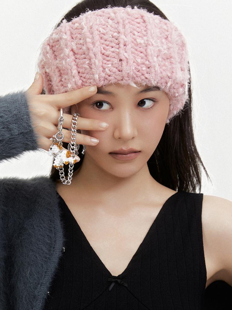 Eireve Crochet Hairband Ear Warmer (Pink)