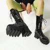 Dámské vysoké kozačky Cosplay Kozačky do půlky lýtek Vysoké platformové klínové kozačky 2025 Nové designové gotické boty pro ženy Botas Zapatos Mujer