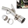 For Kawasaki Z 900 Z900 Z900e 2017-2025 2020 Motorcycle Steel Eliminator Exhaust Muffler Mid Link Pipe Kit