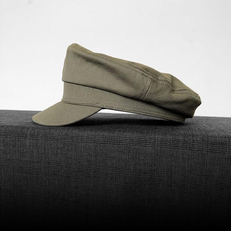 Casquette de marin à visière pour homme, Béret vintage à dessus plat, Style militaire, Coton respirant, Chapeau d'été pour la navigation, Écusson ancre, 2025