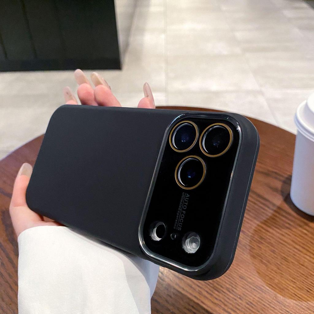 iPhone 17 Pro Max Liquid Silicone Lens Film Case, Full Coverage, Ultra-Thin, Anti-Drop