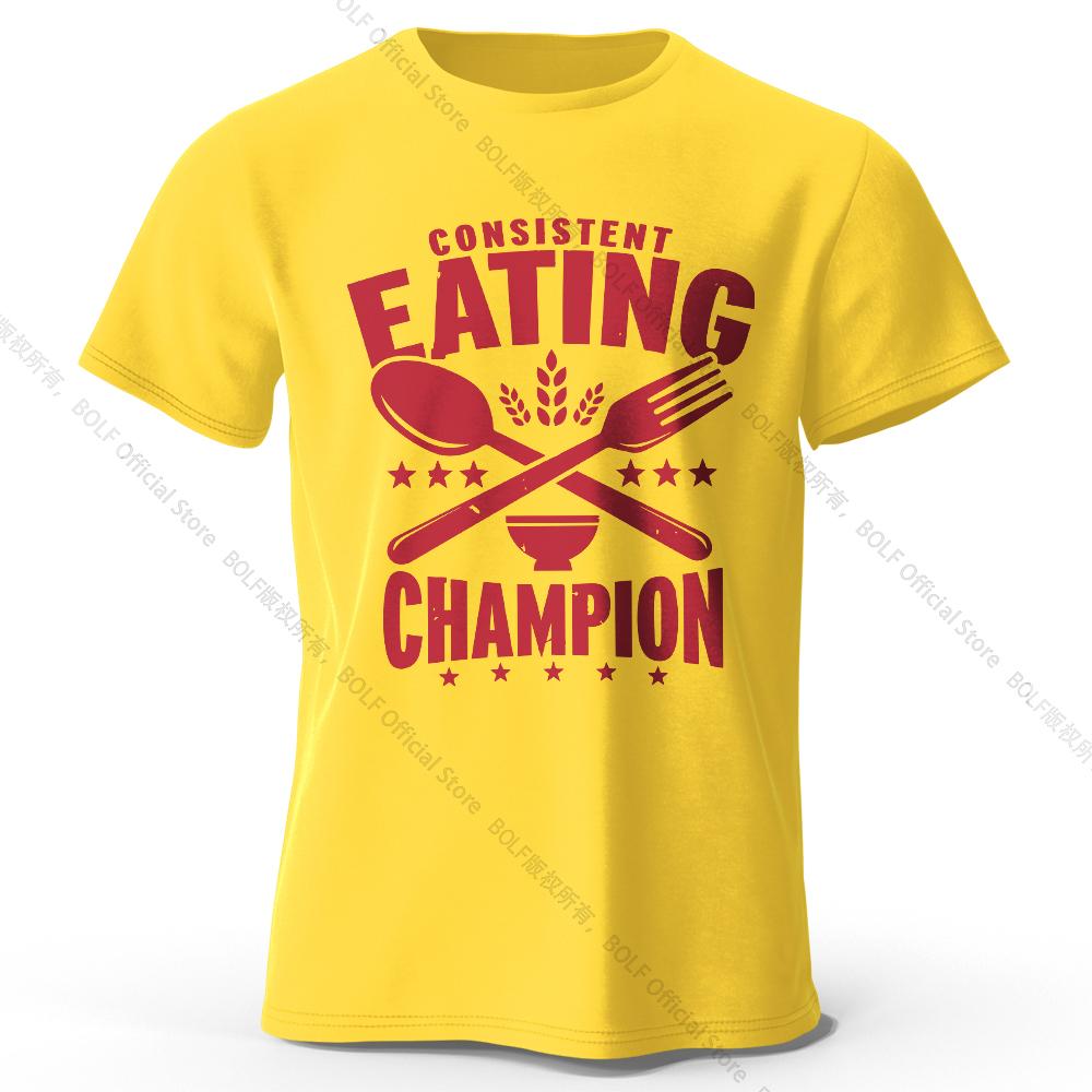 Herren T-Shirt mit Aufdruck 100% Baumwolle Übergroßes T-Shirt mit auffälliger Grafik für Damen Sommeroberteile Foodie Streetwear