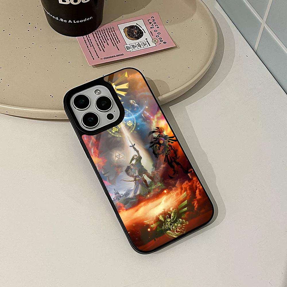 Coque de téléphone Legend of Z-Zelda pour iPhone 17 16 15 14 Air 13 12 11 Pro Max Mini Plus Coques Coque Housse PC+TPU