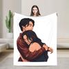 Super Warm Blanket Camping TV XO Kitty Kim Min Ho Bedding Throws Flannel Bedspread For Home Decor Fluffy Sofa Bed Cover
