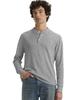Thermal Waffle Henley Long Sleeve T-shirt 29691-0005 US S