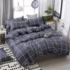 Four-piece Set of Washed Cotton Bedding, Quilt Cover, Bed Sheet Quilt Cover, Simple Nordic Style Kit