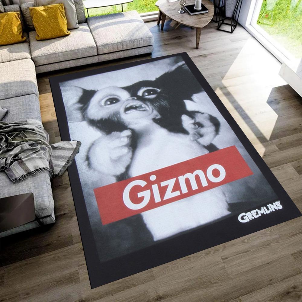 Gremlins Floor Rug Office Rug Design for Dormitory Living Rooms Dining Room Study Room Anti-slip Rug Office Home Decor