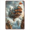 Tin Sign Metal Wall Art 20x30cm Rustic Home Decor Vintage Painting