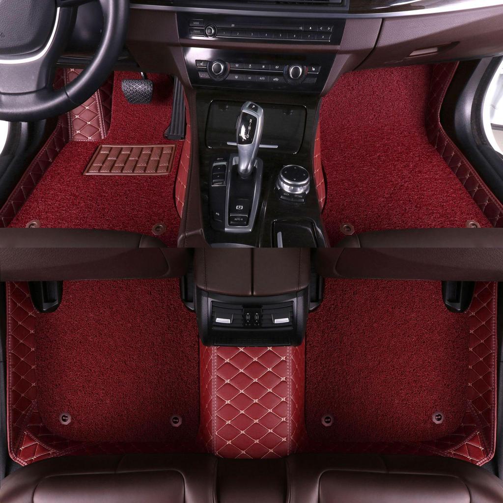BYD e2 2021 Full Coverage Silk Ring Car Floor Mats - Cute Design for Women