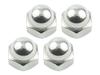 POSH FAITH Motorcycle Supplies Cap Nut Stainless Steel P1.25 4