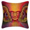 Home Decor Colorful Psychedelic Human Figure Pillow Covers Pattern Cushion Cover Suitable for Sofa Bedroom Car Pillow Cover