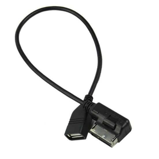AMI MMI AUX için Araç Müzik Arayüzü Au-di için USB Adaptör Kablosu Flash Sürücü
