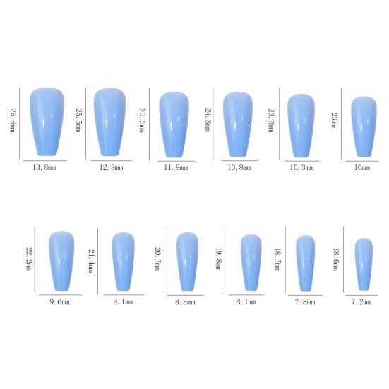 576Pcs/Box Fake Length Easy Removable To Paste Nails Short Medium Long Acrylic Matte Press On
