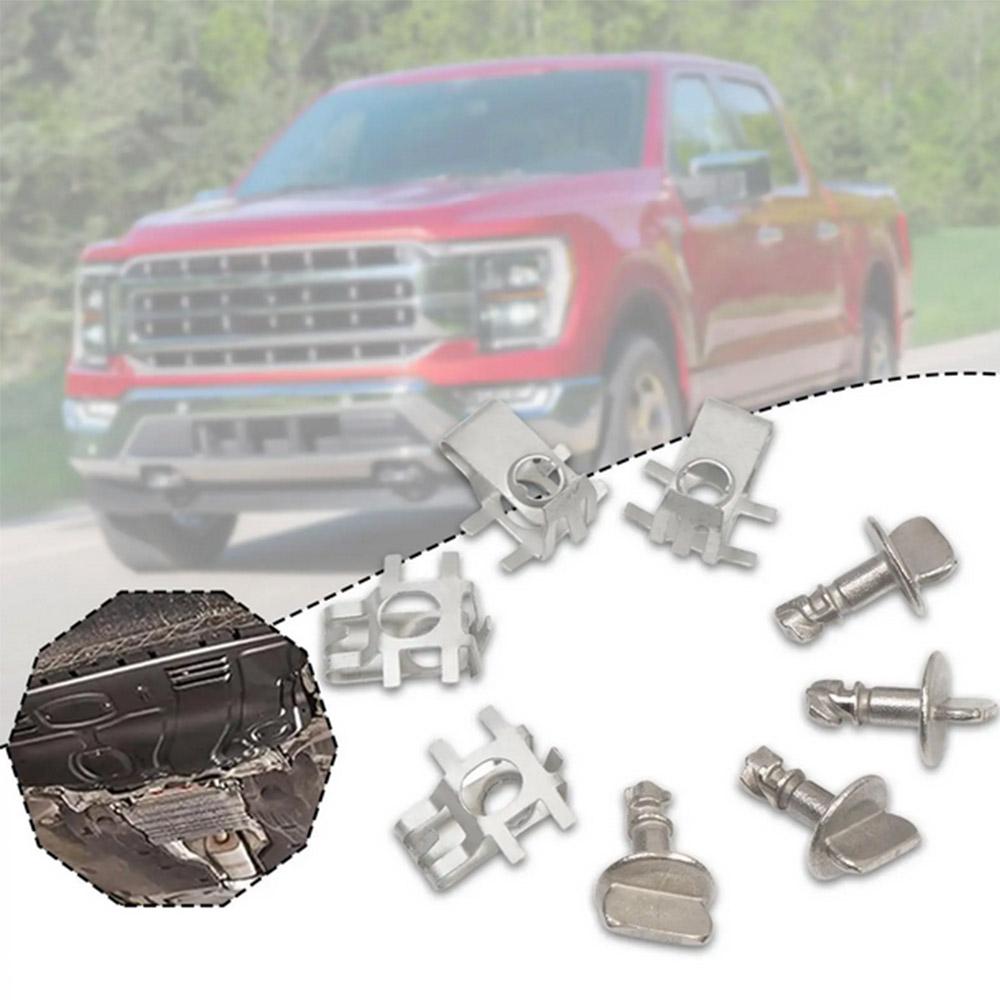 4 Set W716006-S439 Engine Cover Retainers Hood Clips for Ford