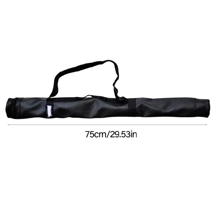 Snooker Pool Cue Storage Bag PU Leather Baseball Bat Backpack Equipment Bag Light Weight Cue Case Carry Bag Enduring