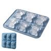 Molde de Silicona para Cubitos de Hielo con Forma de Vaca de las Tierras Altas, 6 Cavidades, Animal con Forma de Cubitera para Whisky, Grado Alimenticio, Perfecto para Suministros de Barra Casera