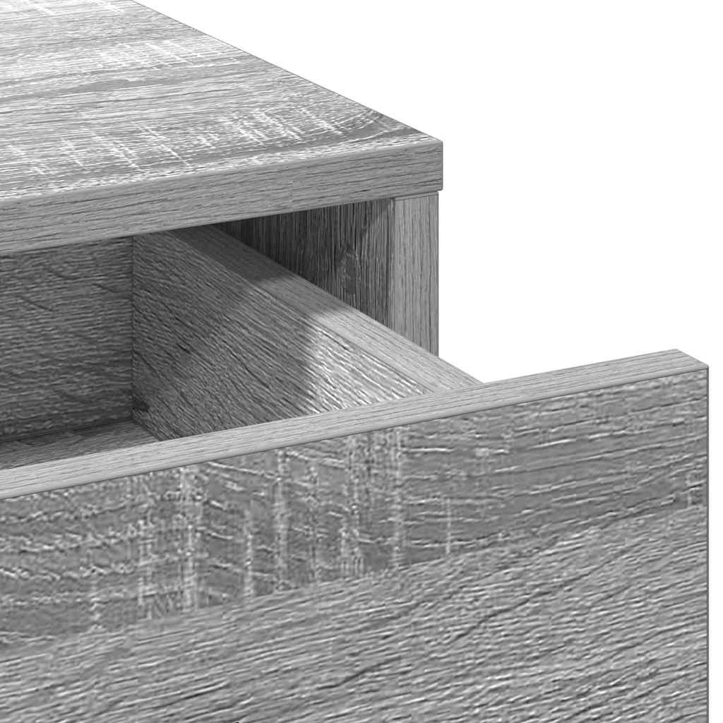 Makeup Table In Grey Sonoma 50 X 41 X 135 Cm Particleboard