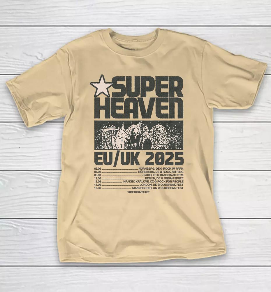 NEW Daylight Superheaven Band Tour 2025 Yellow All Size OM854 Unisex T-Shirt