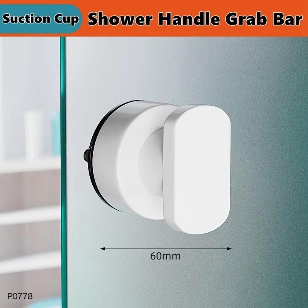 Multipurpose Glass Door Handle Suction Cup Shower Handle For Bathrooms Kitchens Bedrooms