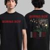 Burna Boy Shirt, No Sign Of Weakness World Tour 2025 Two Sided T-Shirt.