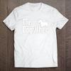 The Dogfather Scottish Terrier Silhouette Grafik T-Shirt Kurzarm Rundhals Shirt für Vatertag reine Baumwolle T-Shirt Unisex