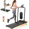 2-in-1 Folding Treadmill FT52 0.75–2.5HP Motor 1–12 Km/h Speed APP 3-Level Incline LED Display 950×380mm Running Area Max Load 120kg
