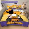 3pcs Garfield Halloween Costume Print Cover Set Ultra Soft, Breathable, and Comfortable Bedding with Stylish Design for Bedroom and Guest Room De