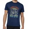 Big Size Summer For Man Tshirt Sometimes I Wonder If My Bike Is Thinking About Me Too Short Sleeve Breathable Round Neck