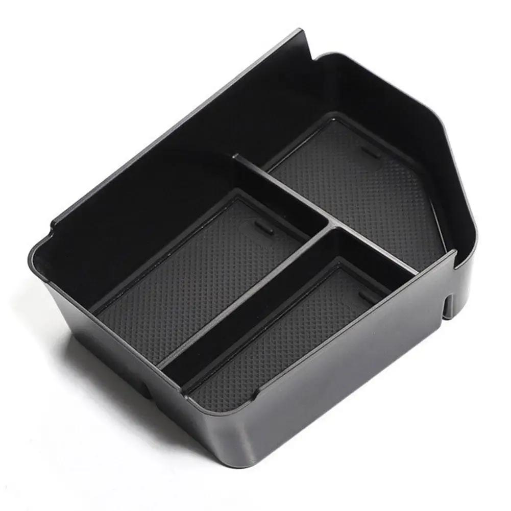 Armrest Storage Box For Kia EV6 Lower Center Console Organizer Tray Cup Holder ABS Material For Kia EV6 Interior Accessorie E4O3