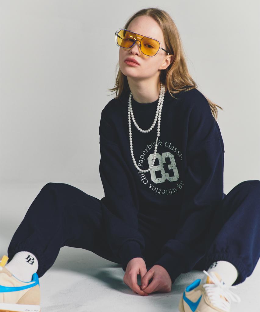 PAPERBOY Beginning 83 Sweatshirt - Navy