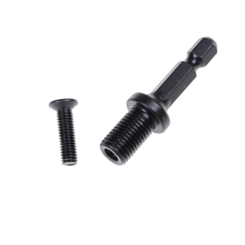 1/4"Hex Shank Adapter Male Thread Screw For Drill Chuck 6Mm,10Mm,13Mm 3/8"-24Unf