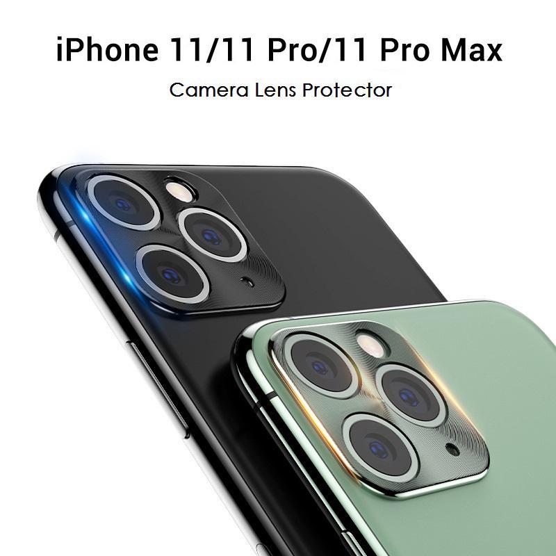 For IPhone 12 /13 Mini /13 Pro / 11 / 11 Pro / 11 Pro Max Full Cover Metal Rear Lens Protector Ring Camera Case for IPhone 12 13 Mini