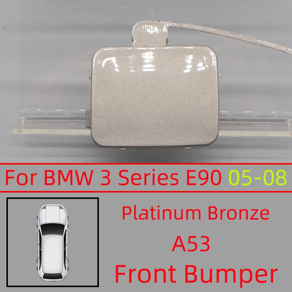 Front Bumper Towing Hook Cover Cap For BMW 2005-2008 E90 E91 318 320 325 330 High Quality Tow Garnish Trim Hitch Lid Painted