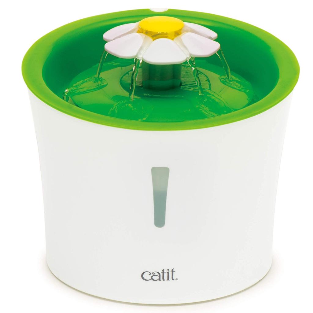 Gex Catit Flower Fountain Selectable Water 1 Replacement Filter Filter Type Waterer for N, Flow, Included, Cats, 2.3L