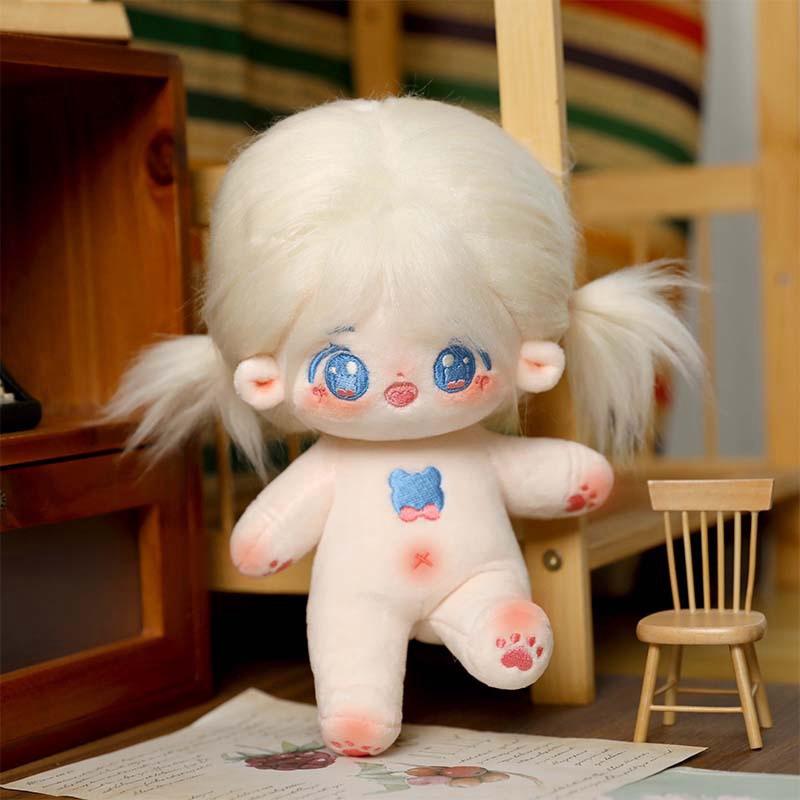20cm Kawaii Pluche Katoenen Pop Idool Knuffel Superster Figuur Poppen Twaalf Sterrenbeelden Pop Kan Kleding Wisselen Cadeau
