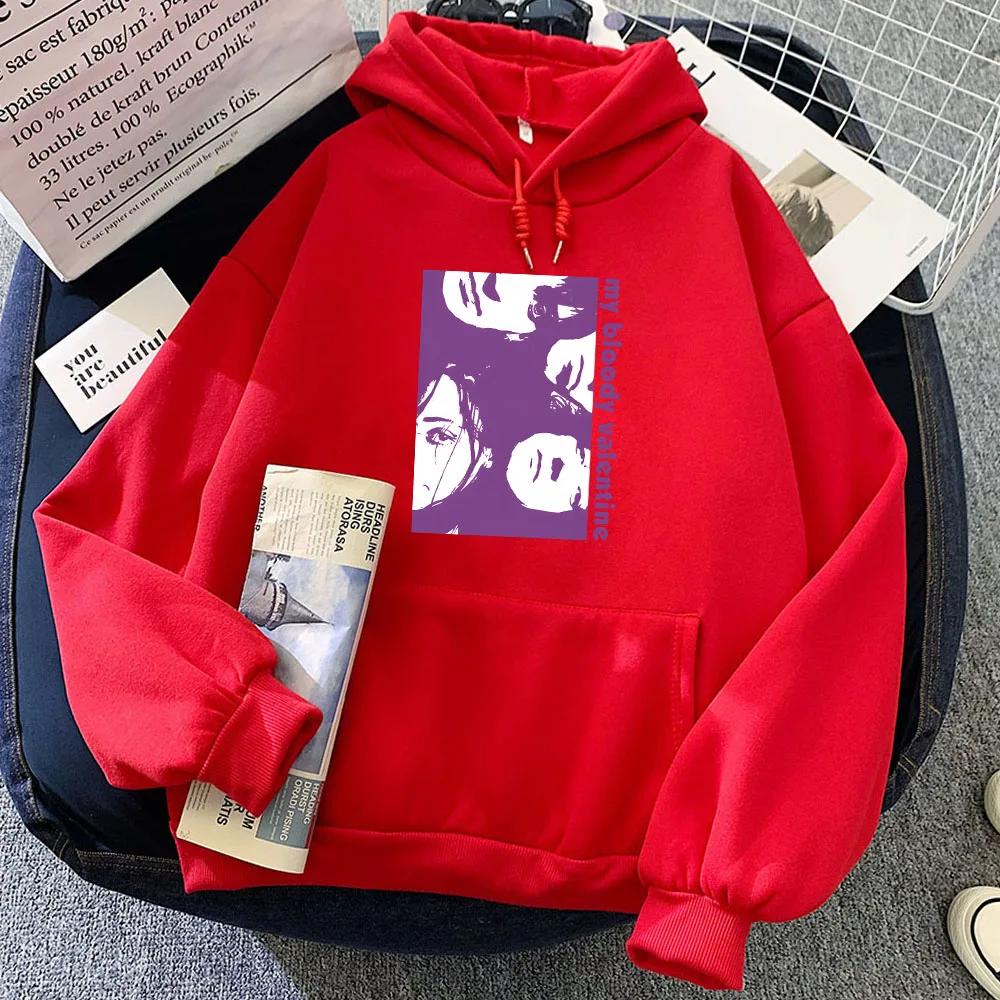 My Bloody Valentine Rock Band Hoodies Dameskleding Streetwear Lange Mouw Dames Heren Kleding Esthetisch Sudaderas Meisje