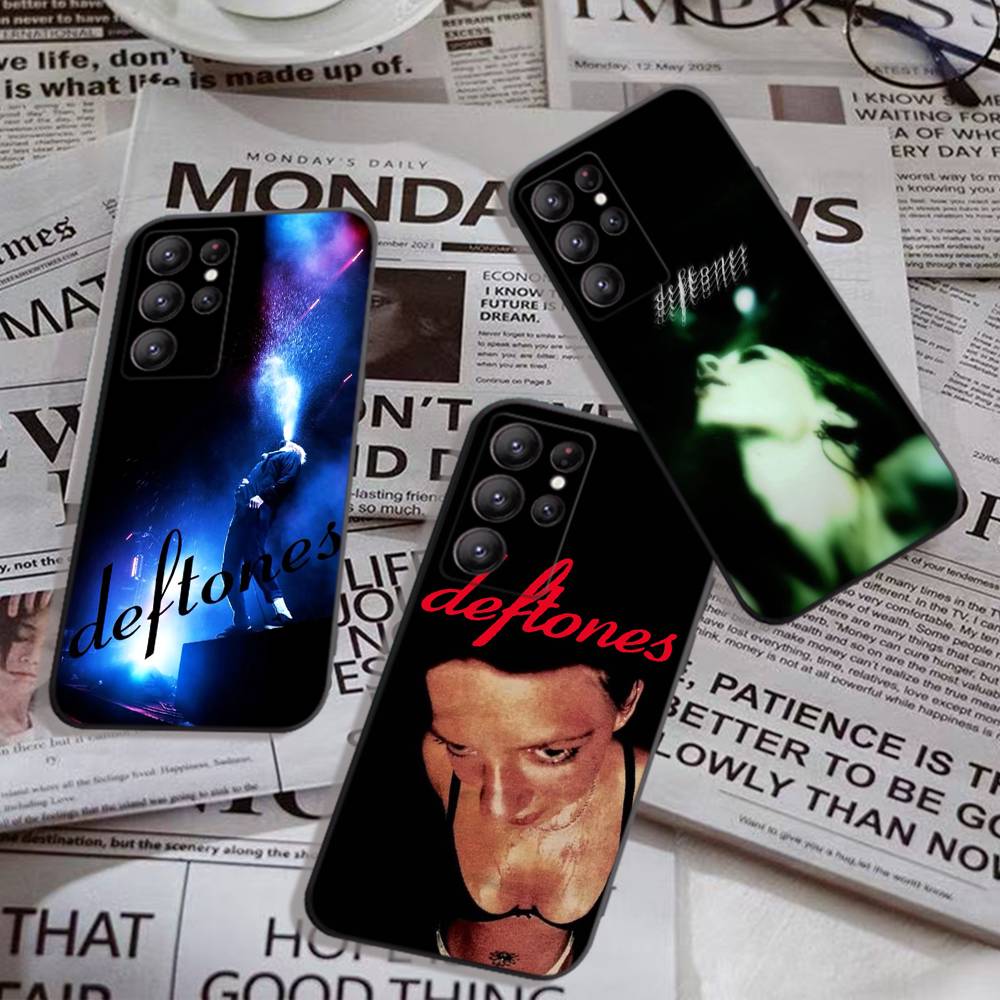 Band D-Deftones Phone Case For Samsung S 24 Fe 25 Ultra Plus 20 Lite 21 30 22 23 24 22 Ultra 5G Fundas