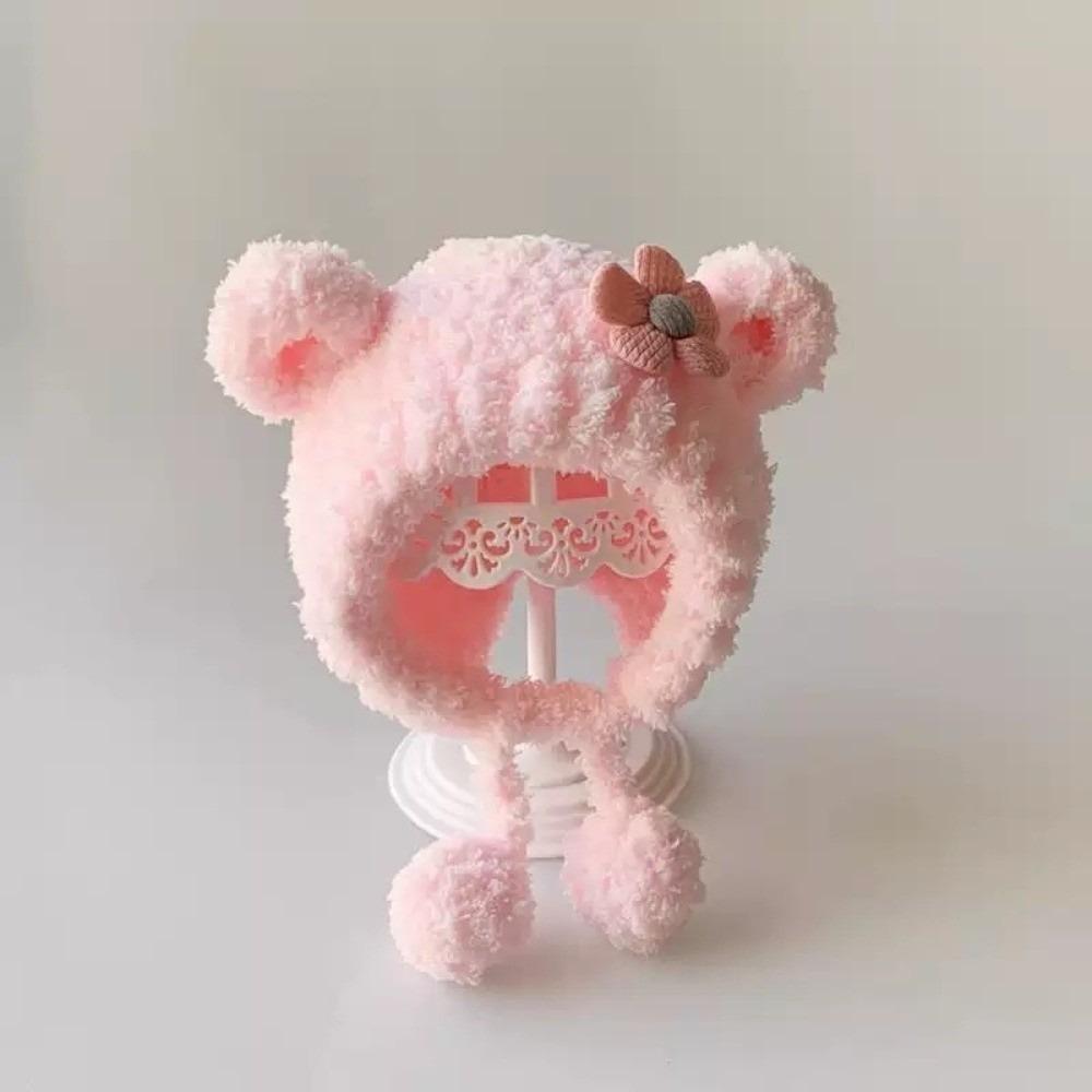 Cartoon Children Beanie Caps Cute Flower Warm Bonnet Fashion Newborn Cap Newborn Toddler
