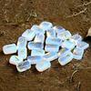 Crocon Opalite Edelsteen Runenstenen Set met Oude Futhark Alfabet Gegraveerde Symbolen voor Chakra Balans Runen met Zakje :- 20-25 mm ca.