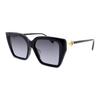 Fendi Vollrand-Design Unregelmäßige Form Sonnenbrille Unisex-Sonnenbrille Schwarz FE40161F-5501B