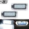 2st Bil LED nummer Bakgrundsbelysning Lampa Nummerskylt Belysning Canbus För OPEL MOKKA Insignia Cadillac GMC Cruze Camaro Corvette Buick
