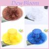 Vintage Floral Mesh Sun Hat With Wide Brim For Women Summer Sun Protection