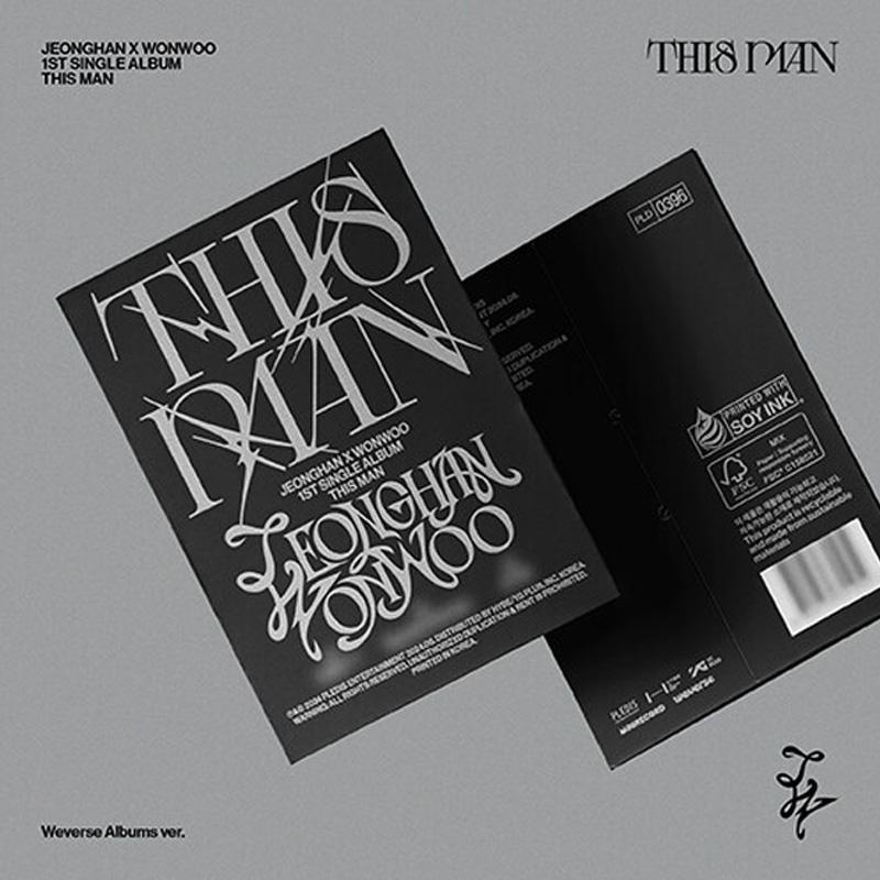 JEONGHAN X WONWOO (ZEVENTIEN) 1e Single Album ‘THIS MAN’ Weverse Albums ver.