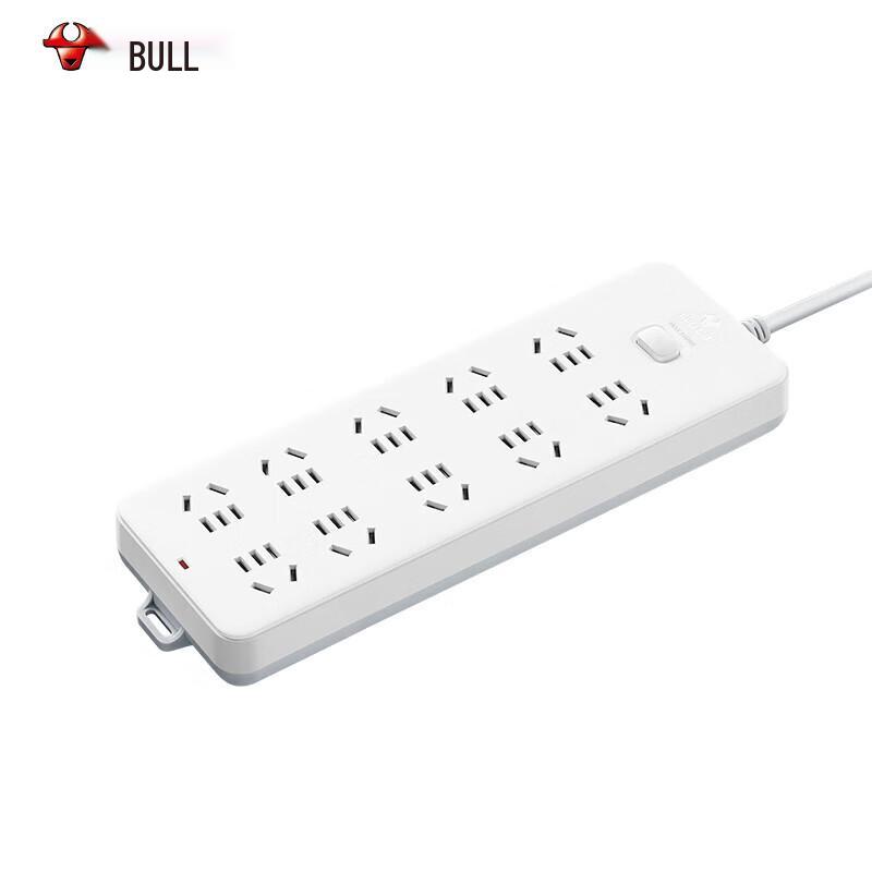 Gongniu GN-218 10-Outlet Power Strip with Master Switch