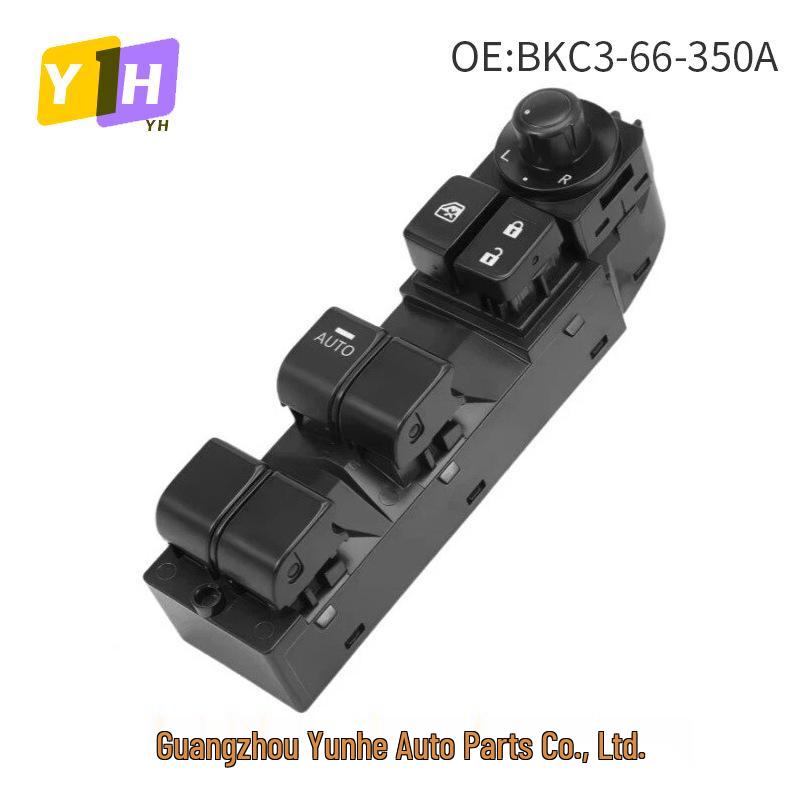 BKC3-66-350A: Interrupteur de lève-vitre électrique compatible pour Mazda 3 2014-2017.