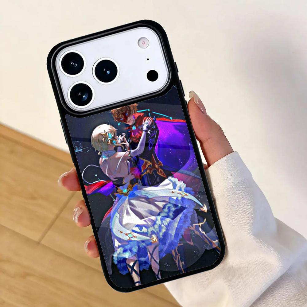 Tartaglia Genshin Impact Phone Case For Apple iPhone 17 Air 16 Pro Max 15 Pro Max 14 13 12 11 Mini Back Cover