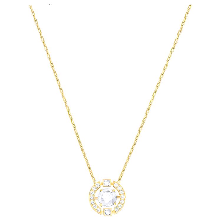 Swarovski Una Beating Heart Crystal Necklace Women necklace White Gold 5284186