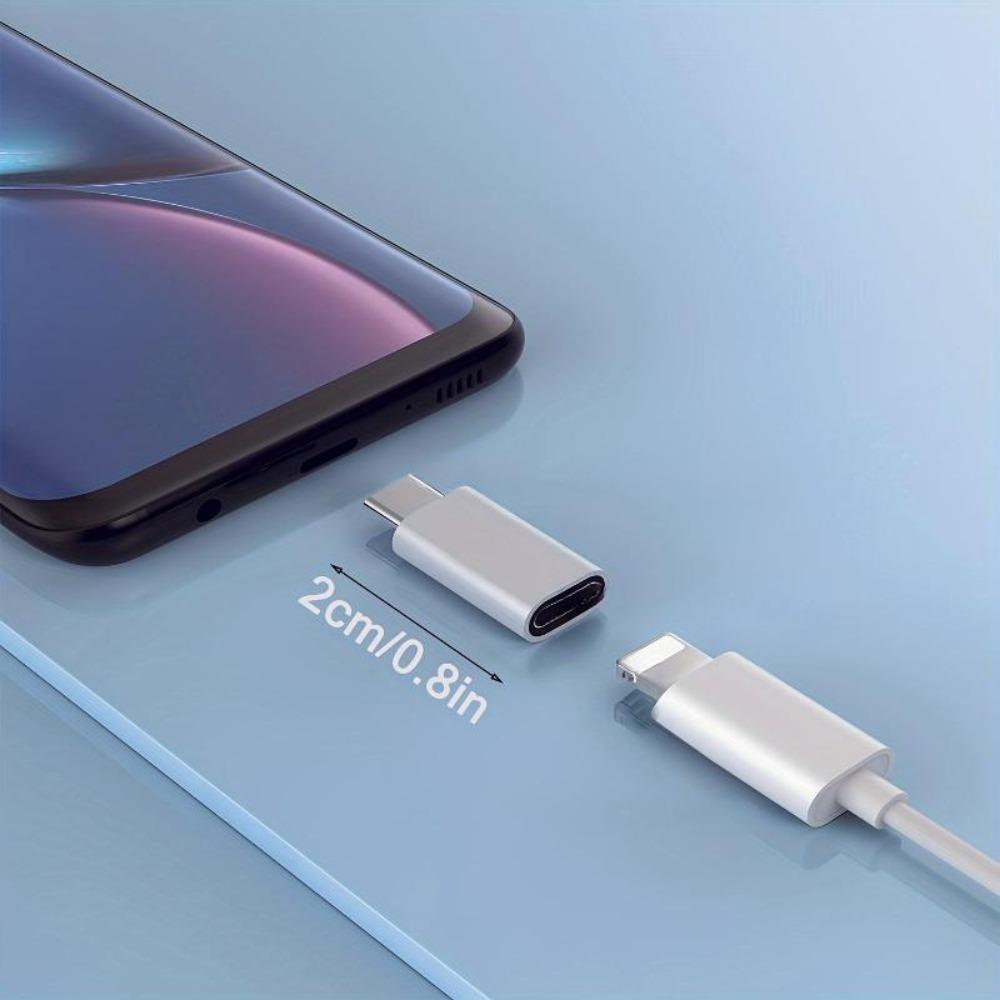 1pc Set, Lightning Female To USB C Male Adapter, Suitable for Charging and Data Transmission